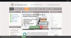 Desktop Screenshot of litreview.net